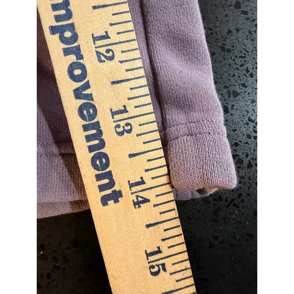 Lululemon Scuba High Rise Short 3 Purple Cotton Fleece LW7CBOS Womens 10 - Image 7