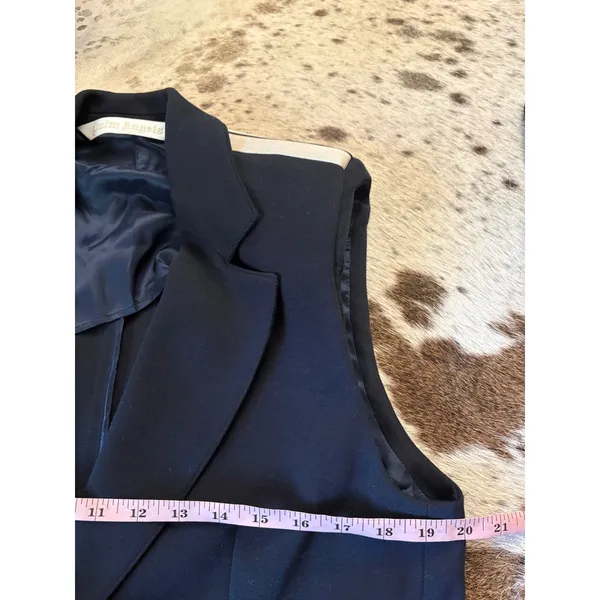 Palm Angels Sleeveless Blazer Vest Size 42 US 8 Navy - Image 7