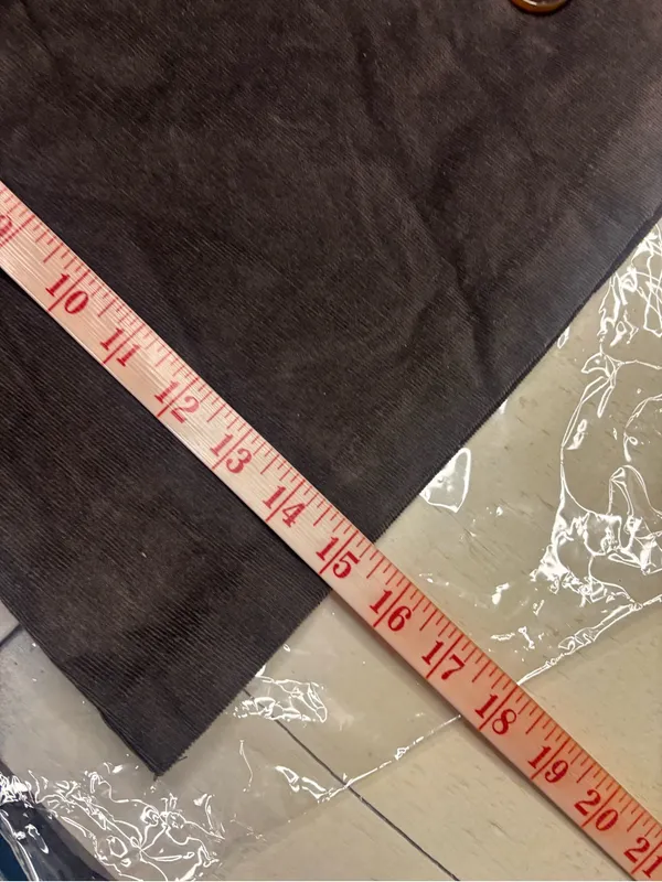 Altar'd State Corduroy Faux Button A Line Mini Skirt Size Small New Brown Fall - Image 4