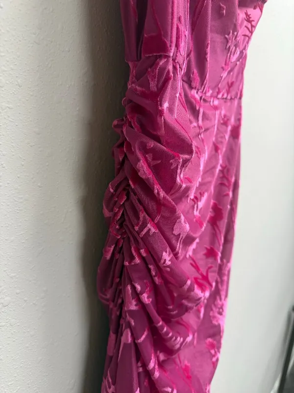 Anthropologie l Hutch One-Shoulder Ruched Velvet Dress - Image 5