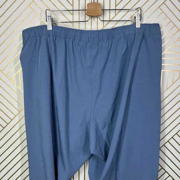 Summersalt The On-The-Go Pant in‎ Slate Blue Drawstring Plus Size US 22 - Image 9