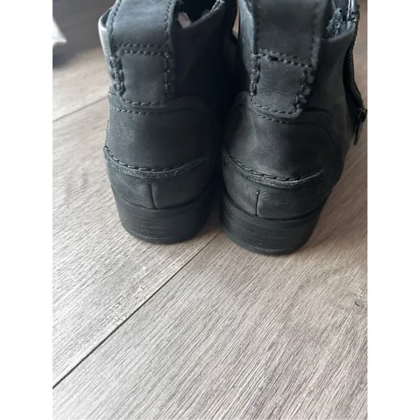 Ugg Waterproof Slate black ankle leather boots size 9 shoe womens booties - Image 2