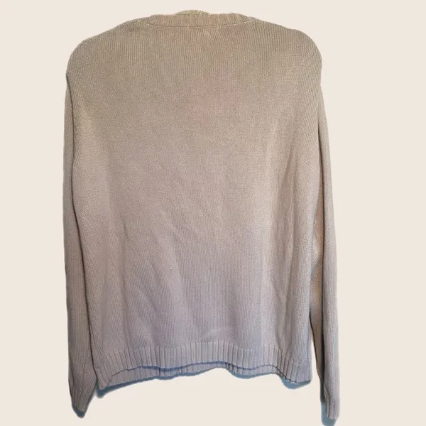 Northwest tan sweater size Large‎ preppy fall casual - Image 5