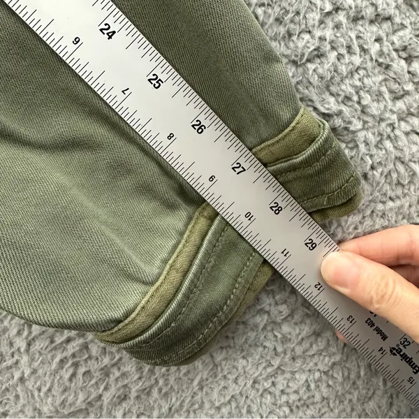 GAP Parka Utility Long Jacket Olive Green Full Zip Military Gorpcore Women's M‎ - Image 7