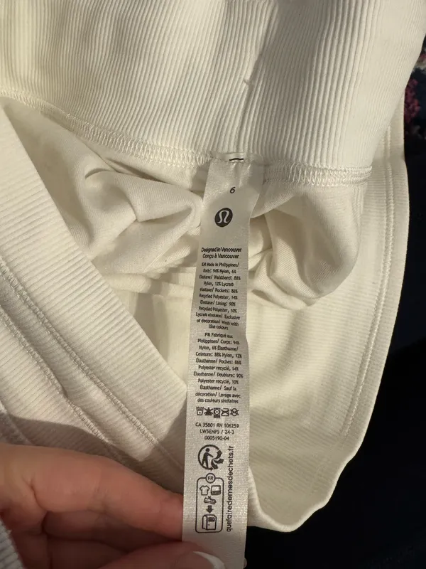 Lululemon White Joggers - Image 2