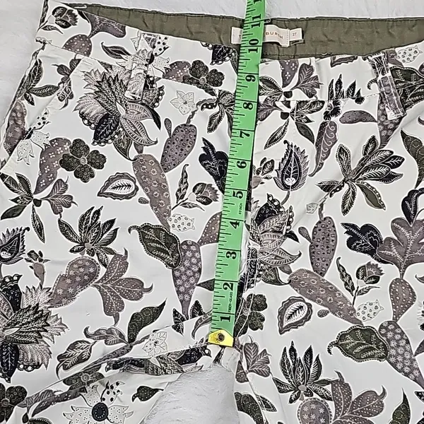 Tory Burch Women's‎ Floral Leaf Printed Trousers Size 27 - Image 6