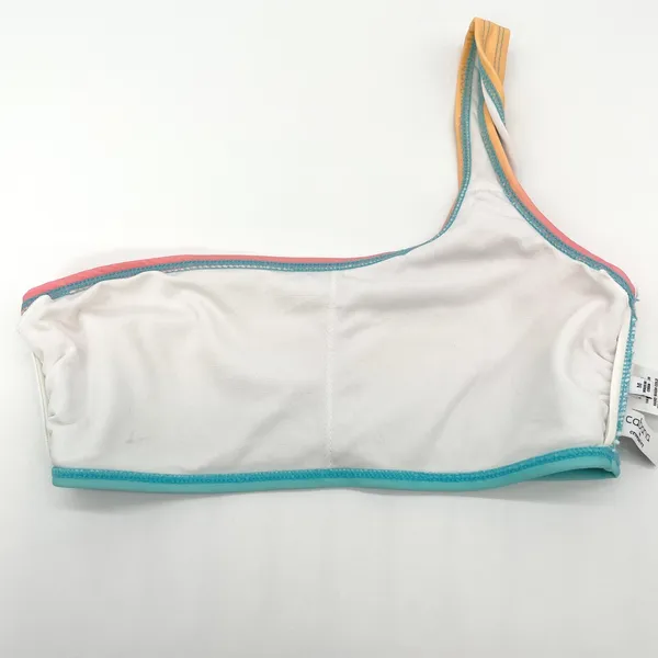 Cabana by Crown Ivy One Shoulder Bikini Top Medium Ombre Rainbow Beachy Indie‎ - Image 9
