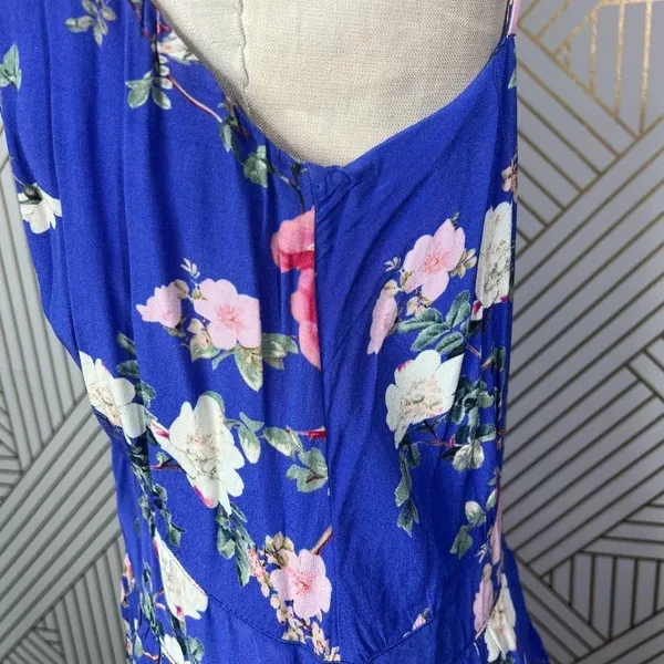 Lovers + Friends Teresa Floral Ruffle Mini Dress in Feeling Blue Size‎ US XL - Image 8