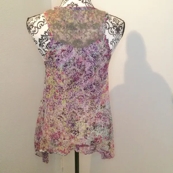 Buffalo Sheer Lace Racerback Top - Image 4