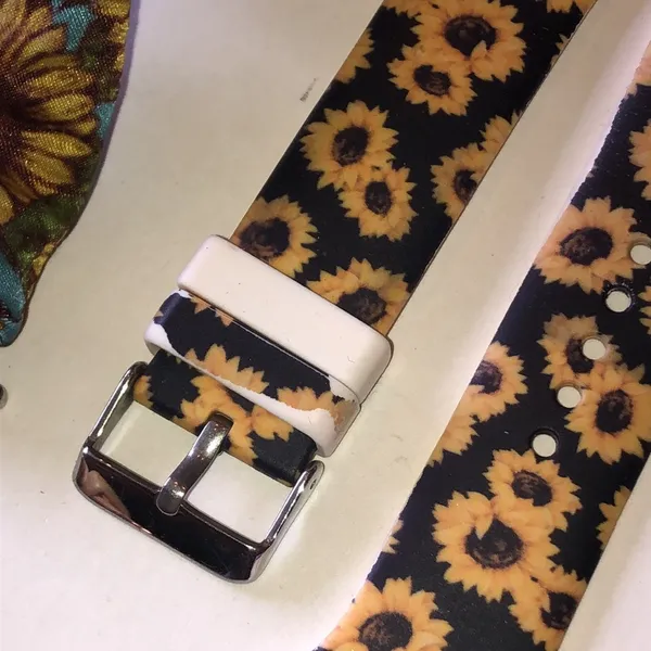 Apple Watch Interchangeable Women's Watch Band Set - Black, Sunflower, Pink - Image 3