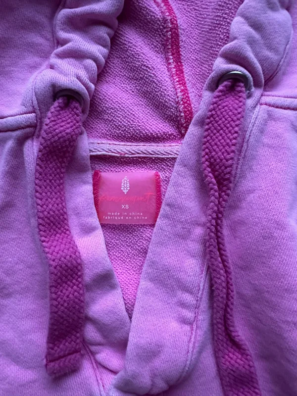 Pink free people hoodie - Image 2