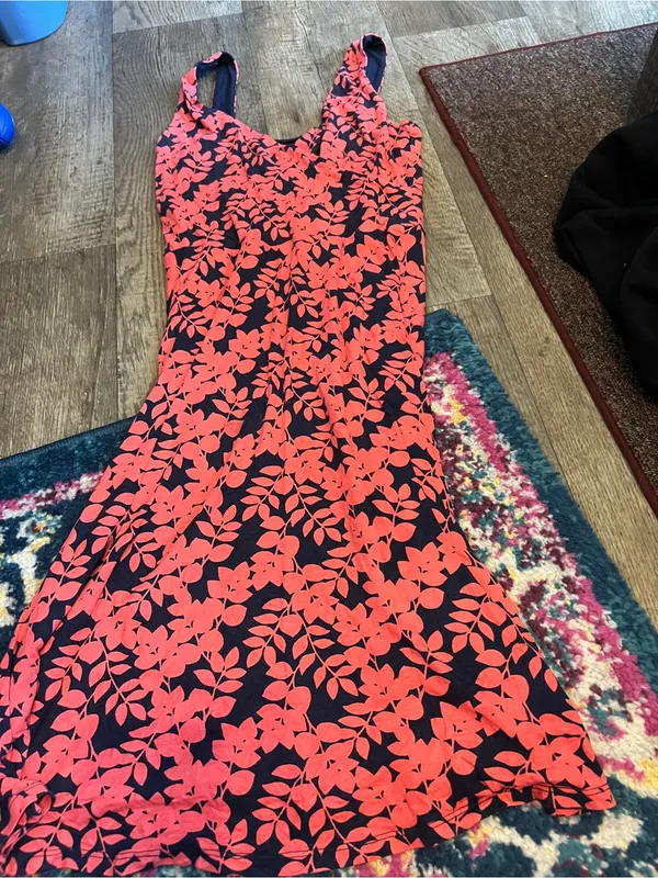 Boden Willa Jersey Dress Floral Size 6 - Image 4