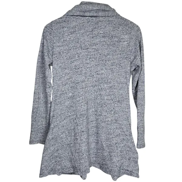 UGG Australia Womens‎ Cardigan Sweater Duster Open Front Pockets Blue Grey M - Image 2