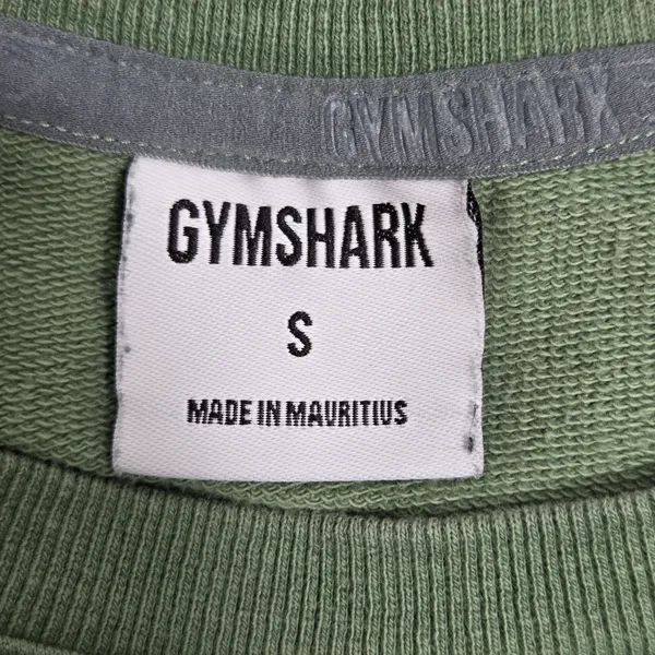 Gymshark Training Cropped Sweater - Green Size S‎ - Image 7