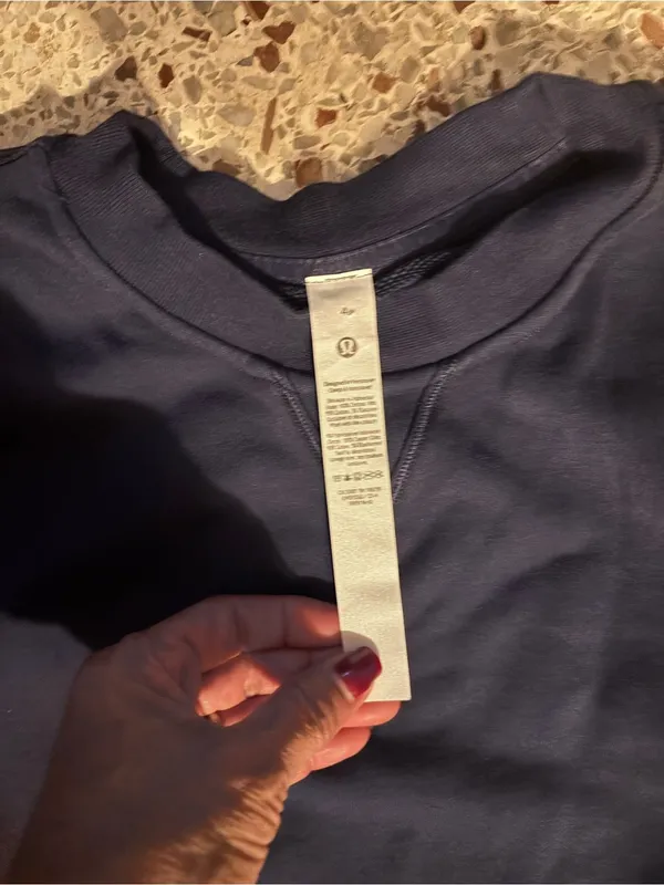 Lululemon  Oversized Crew neck true navy size 4 - Image 2