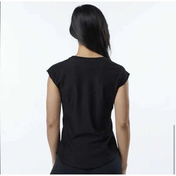 Alphalete Women's Velocity Tee - Blackout, Size XS - Image 3