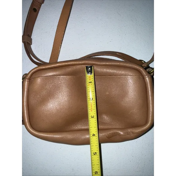 MADEWELL Leather Carabiner Mini Crossbody Shoulder Bag Light Brown - Image 6