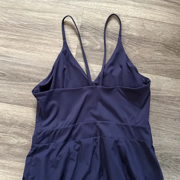 HALARA Navy Wide-Leg Spaghetti-Strap Jumpsuit - Image 4