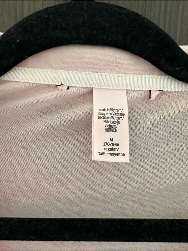 Victoria’s Secret medium pink pajama long sleeve top - Image 2
