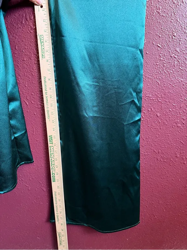 Lulus miami Dark Green Jumpsuit Small - Image 4