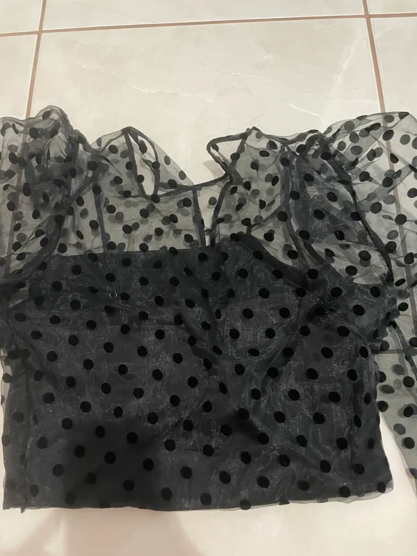 ZARA Organza Blouse - Image 4