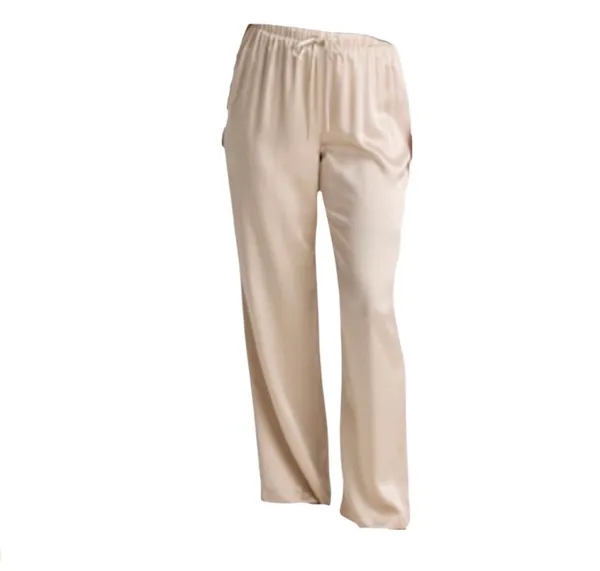 Quince - Washable Silk Drawstring Wide Leg Pants - Image 2