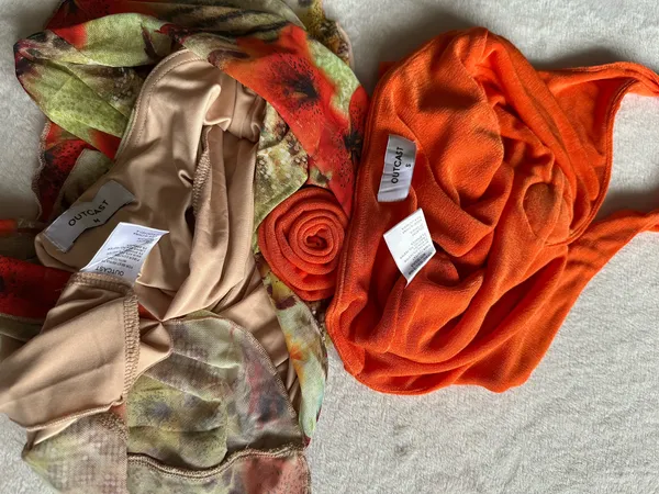 Outcast Clothing 2 Piece Set Cetara Top Orange Cetara Mini Skirt Tigerlily - Image 5
