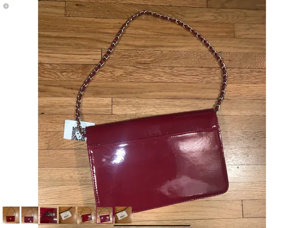 Anne Klein New red  patent bag. - Image 5