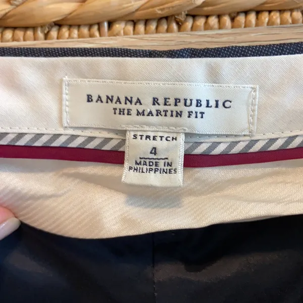Banana Republic Wool The Martin Fit Trouser Pant, 4 - Image 7