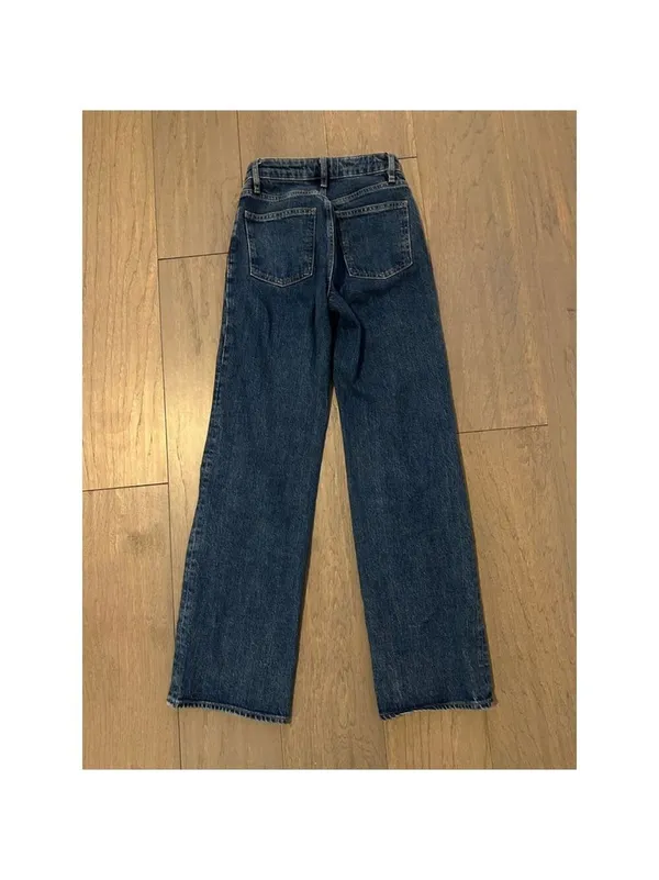 Aritzia Denim Forum Remy Hi-Rise Blue Wide Leg Jeans Women's Size 23 - Image 6
