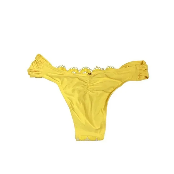New. Pilyq teeny lace fanned full bikini bottoms. Small - Image 6