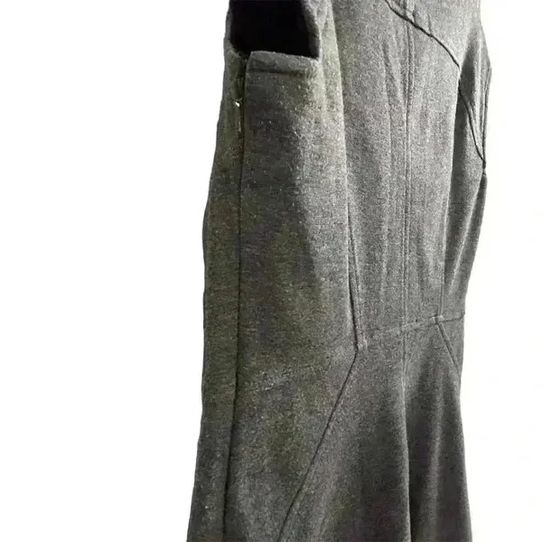 Cache Women's Size 4 Gray Sleeveless‎ Sheath Knee Length Dress - Image 4
