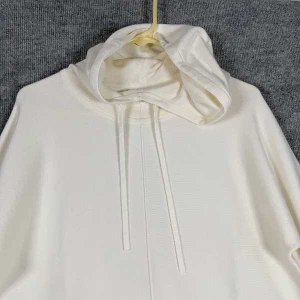 Banana Republic Size-L‎ Womens Pullover Sweater Hoodie Off White - Image 9