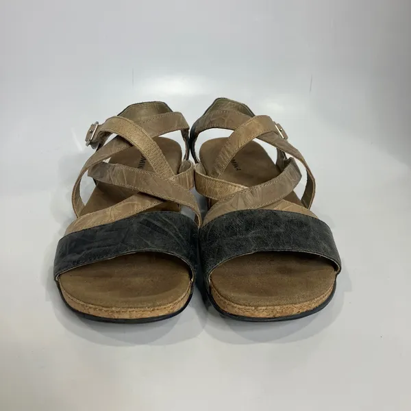 Romika Fidschi 58 cork‎ fotbed sandals strappy comfort shoes women's size 40 - Image 3