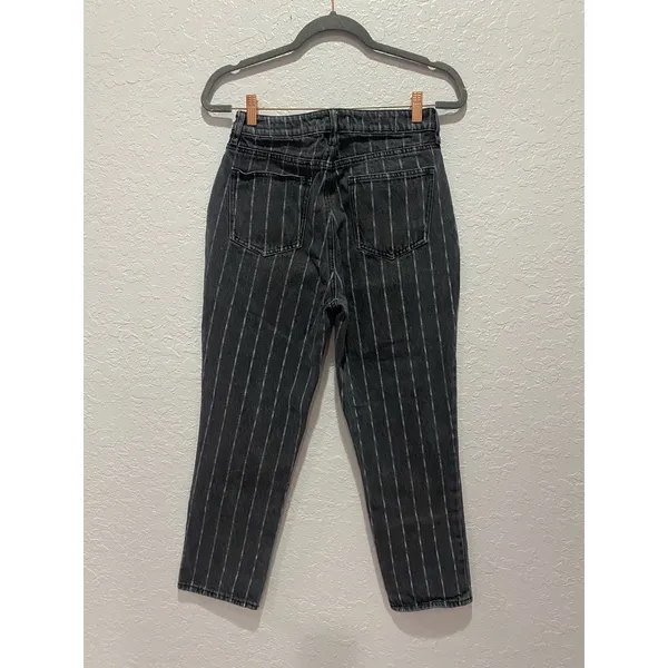 Pacsun Striped Straight Leg Mom Jeans Size 27 - Image 6
