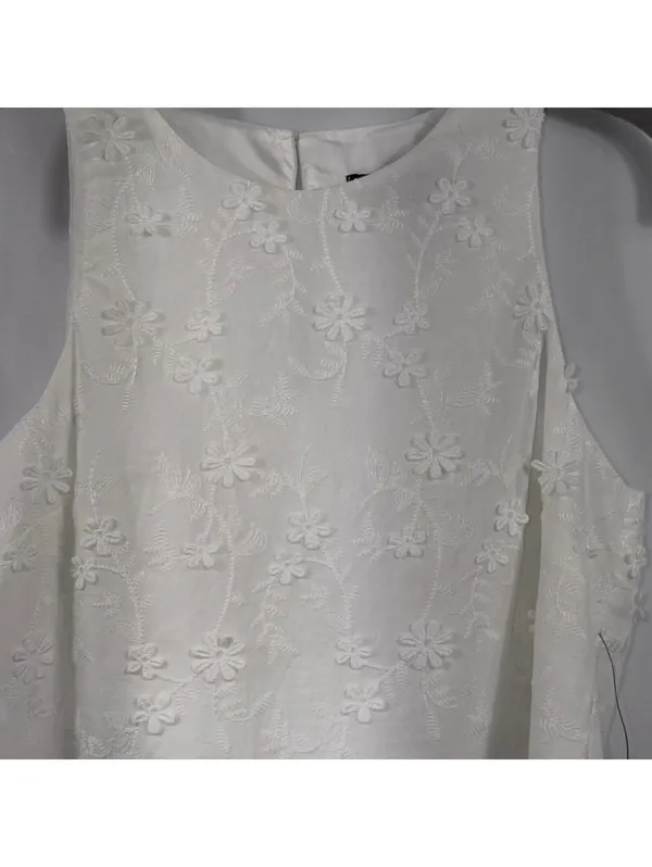 Lulus Pleasant Personality Floral Tank Top White NWT XS - Image 5