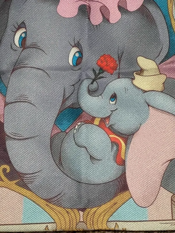 Disney Collection Dumbo Extra Large & Roomy Canvas Tote Bag - Image 4
