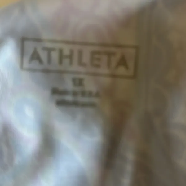 Athleta 1x white sleeves floral quarter zip lightweight stretchy bright cute - Image 7