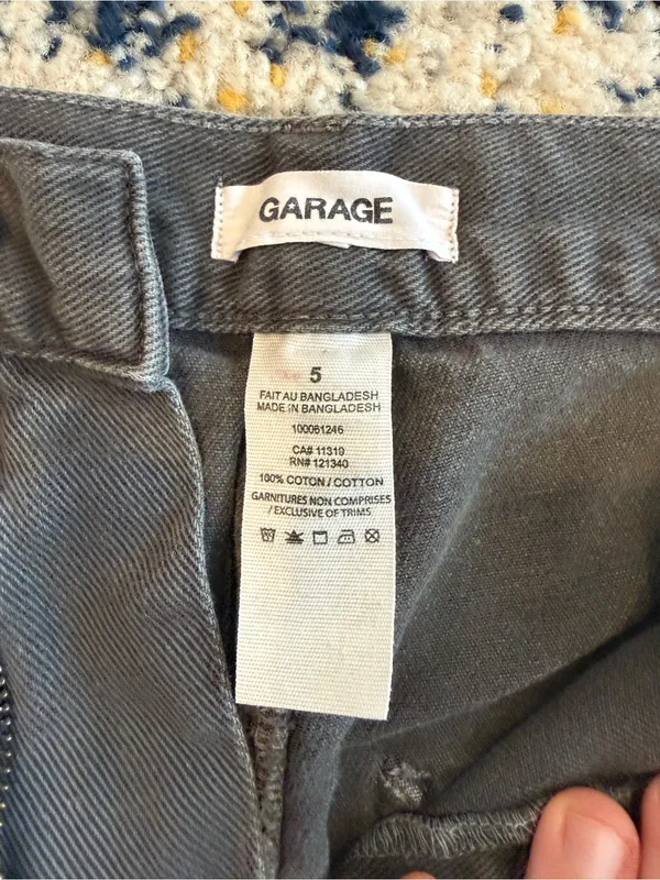 Garage Gray Straight-Leg Pants - Image 2