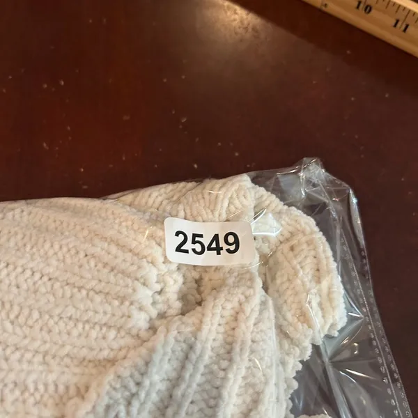 Kendall & Kylie Sweater Womens XS Cream‎ Crew Neck Long Sleeve Pullover Chunky - Image 8