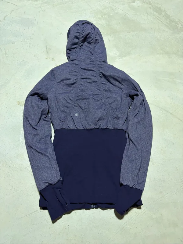 Lululemon Hooded Women's dance studio reversible Zip-Up Jacket purple 4 - Image 12
