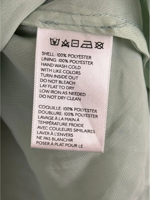 Staring at Stars UO Sage Green Layered High Low Chiffon Skirt Small Boho - Image 7
