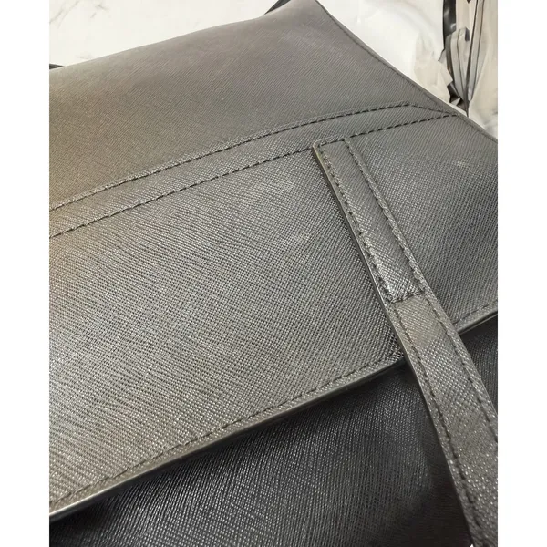 Kate Spade Purse Laurel Way Alisanne Black Leather Satchel Career Y2K Preppy - Image 12