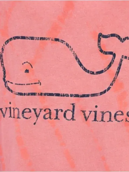Vineyard Vines Pink Tie-Dye Long Sleeve Whale Pocket Tee — Size Large - Image 7