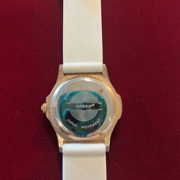 Vintage White Gossip Ladies Watch with Diamond Accents - Image 2