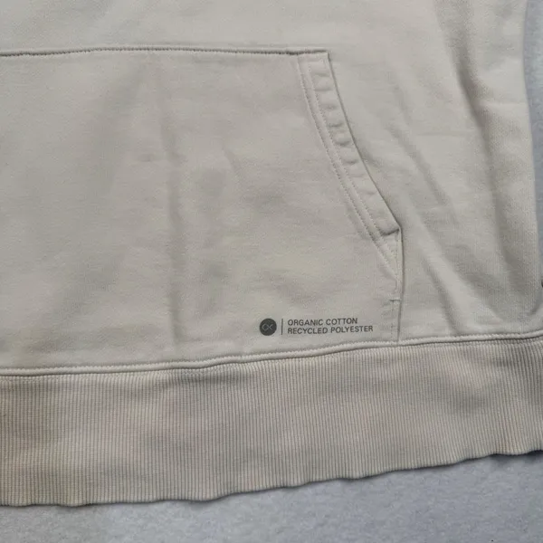 Outerknown Hoodie‎ Womens Medium Cream Organic Cotton Spandex Pullover Casual - Image 10