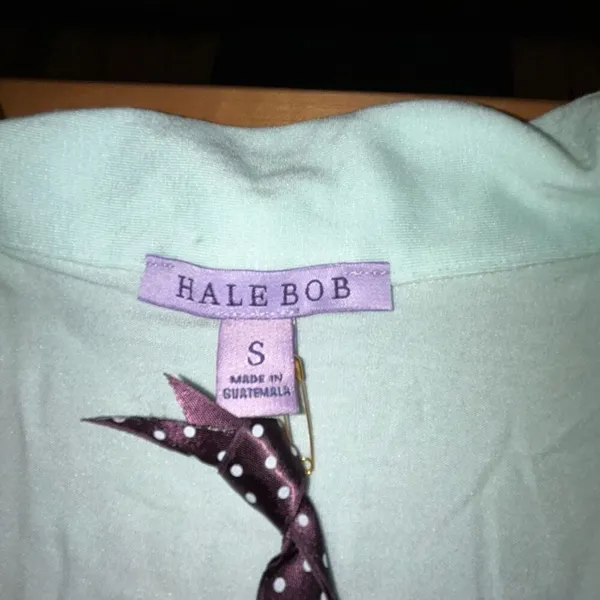 Hale Bob 2-piece short sleeve pajama set light green size S‎ - Image 3