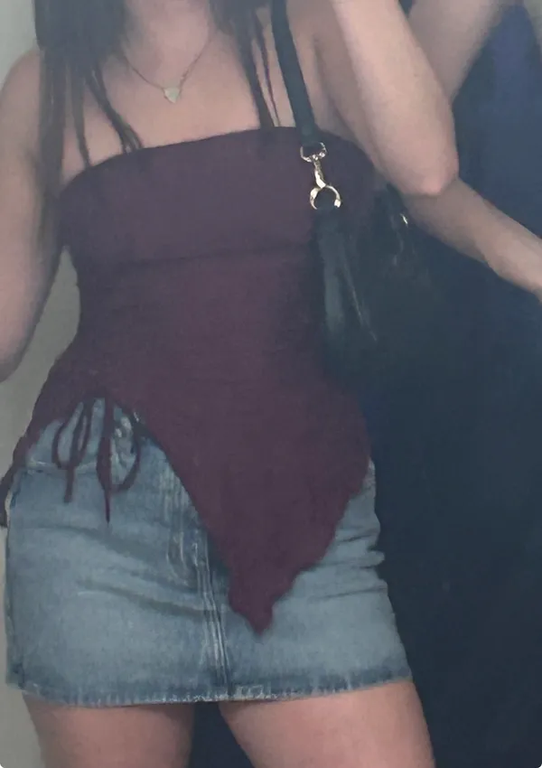 PacSun Jean Skirt Mini Denim Blue - Image 5
