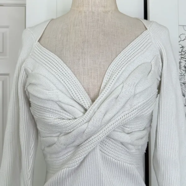 BKE twist front ribbed sweater - Image 8