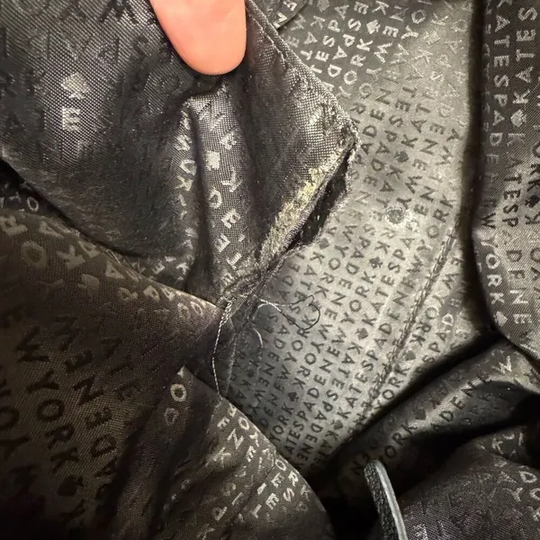 Kate Spade New York Larchmont Avenue Leather Penny Large Tote Color Black Used - Image 10
